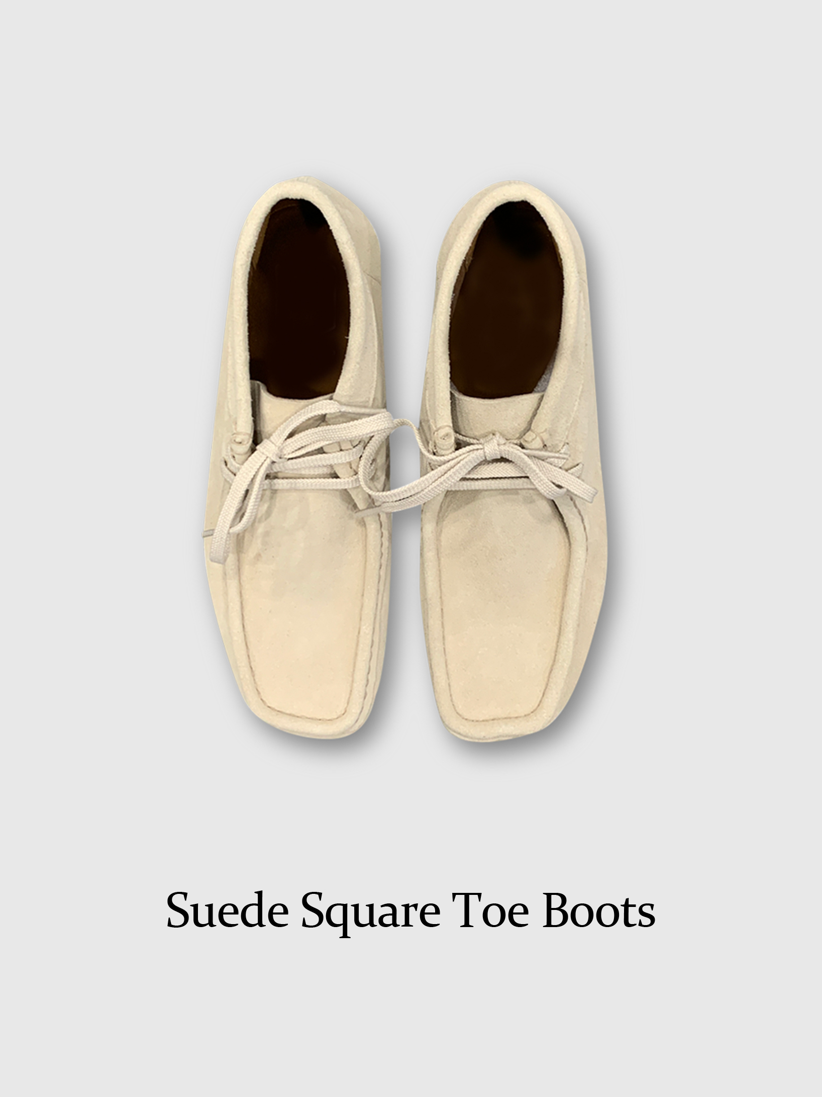 Suede Square Toe Boots