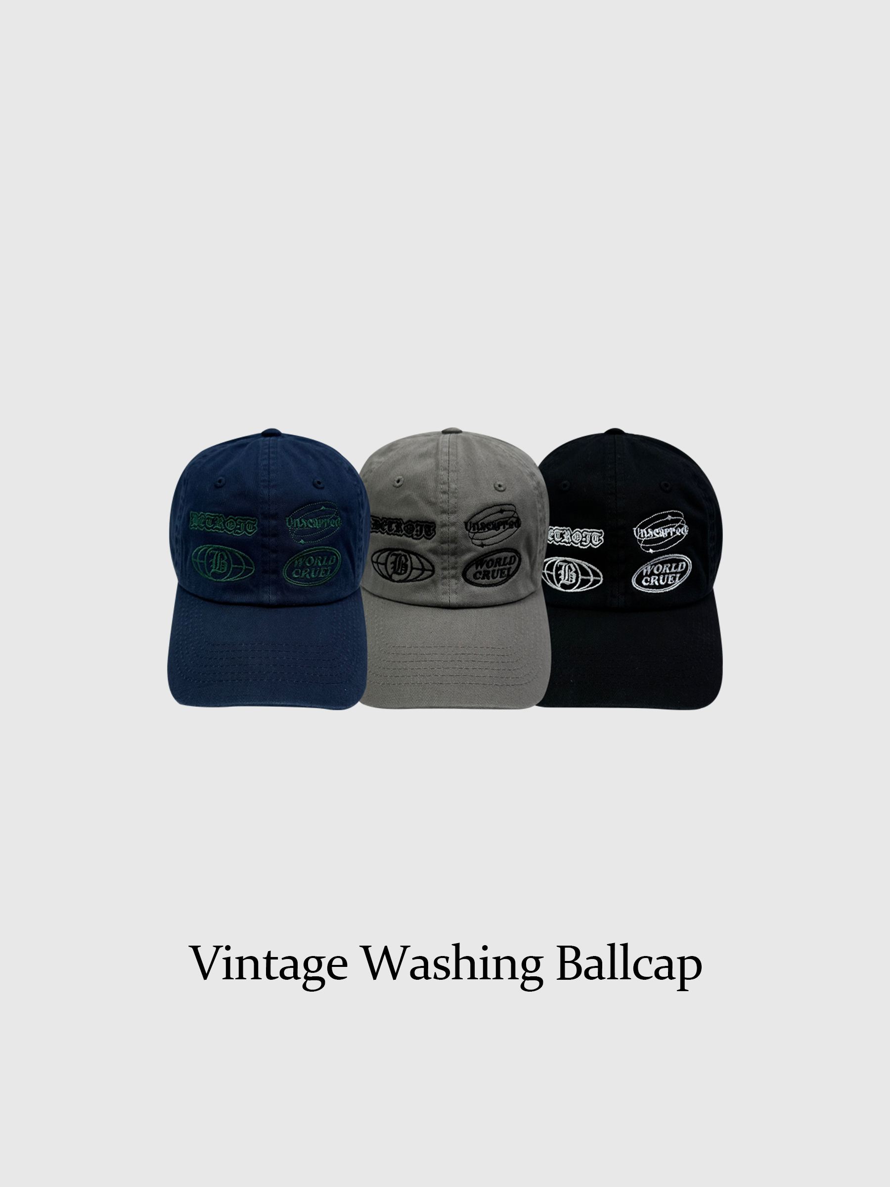 Vintage Washing ballcap *5/13~14 출고 예정